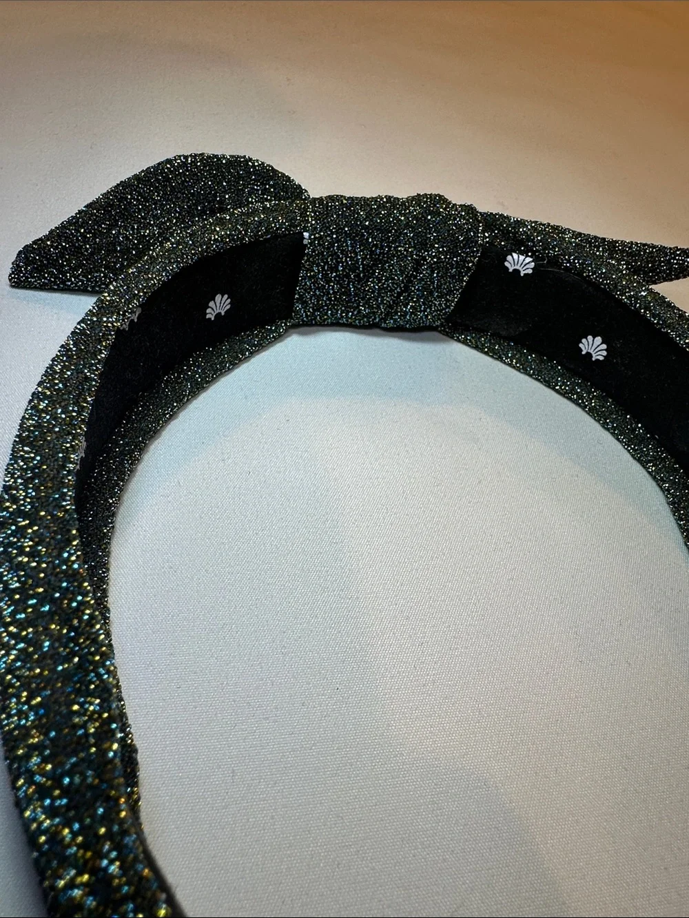 Lele Sadoughi shimmery black